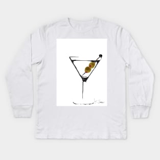 Martini Time Kids Long Sleeve T-Shirt